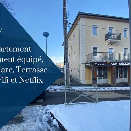 Homey Friendly - Proche Gare - Terrasse Privee - Wifi Апартаменты Ла-Рош-сюр-Форон
